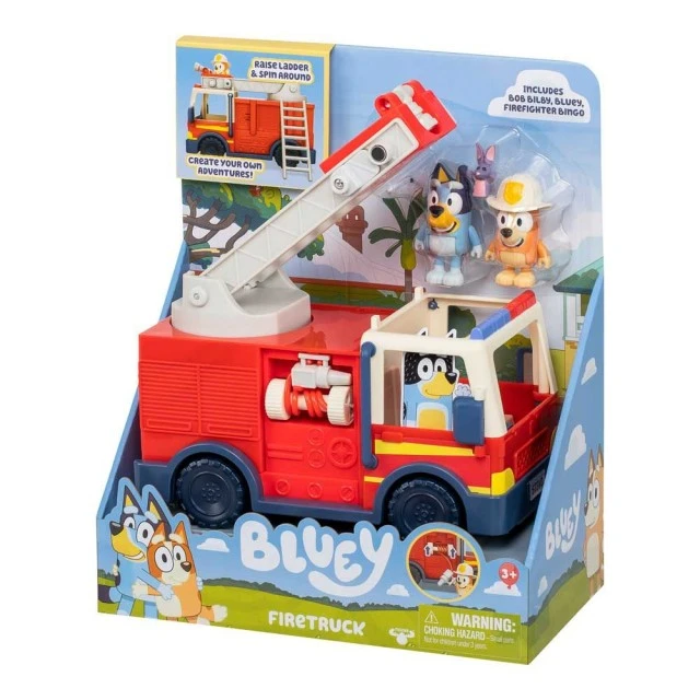 BLUEY πυροσβεστικό με 2 φιγούρες