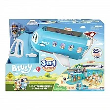 BLUEY αεροπλάνο 3-σε-1 με φιγούρες