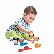 CLEMENTONI DISNEY BABY φιγούρες Mickey και Pluto για συναρμολόγηση