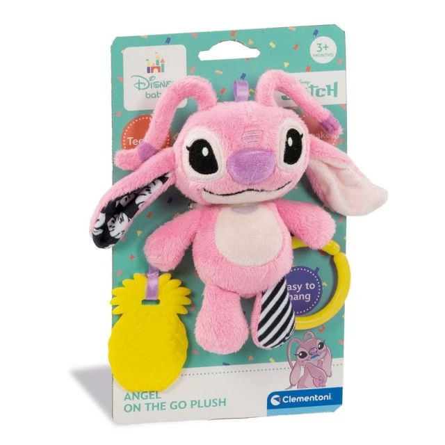 CLEMENTONI BABY Disney λούτρινη κουδουνίστρα Stitch