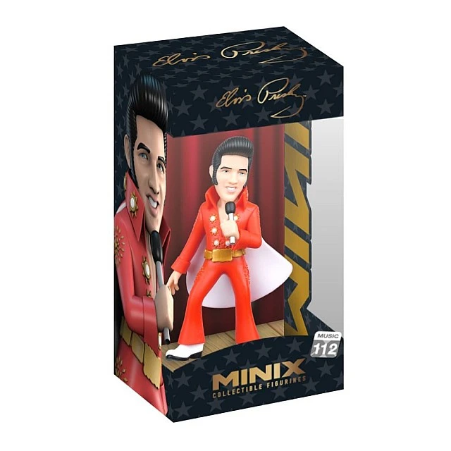 Φιγούρα MINIX ELVIS ΛΕΥΚΗ ΚΟΚΚΙΝΗ ΣΤΟΛΗ