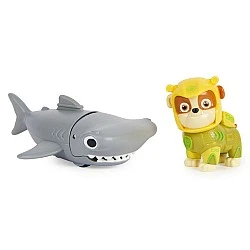 PAW PATROL Aqua Pups Φιγούρα Rabble με υποβρύχιο φίλο σφυροκέφαλο καρχαρία