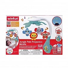 Προβολέας Καρουζέλ για Μωρά WINFUN Jungle Friends