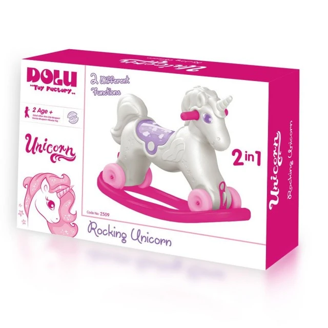 DOLU UNICORN Κουνιστό άλογο με ρόδες
