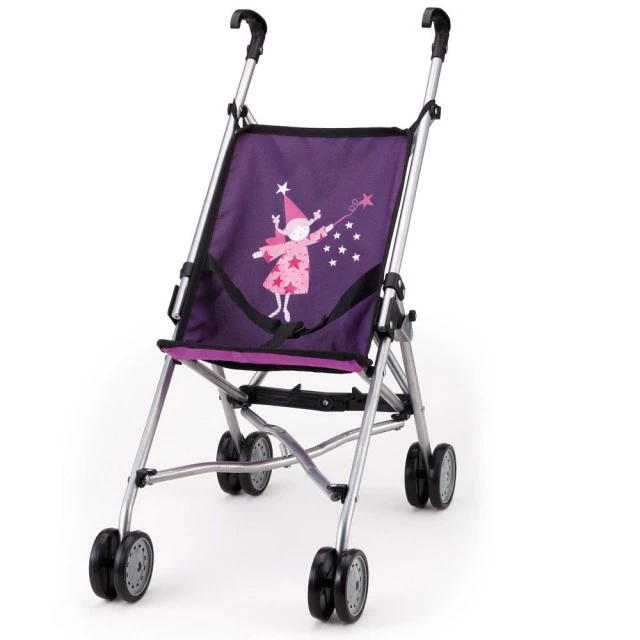 Μωβ καρότσι κούκλας BAYER BUGGY