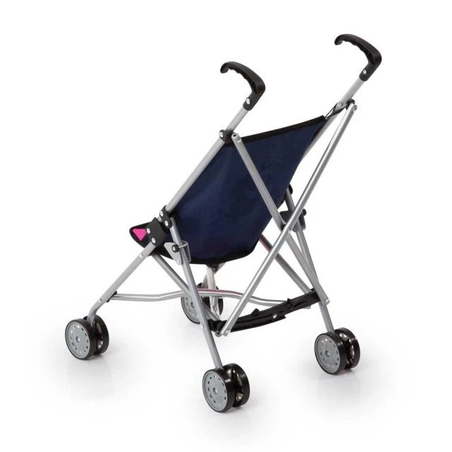 BAYER BUGGY καρότσι κούκλας μπλε με μονόκερο 27x51x55cm.