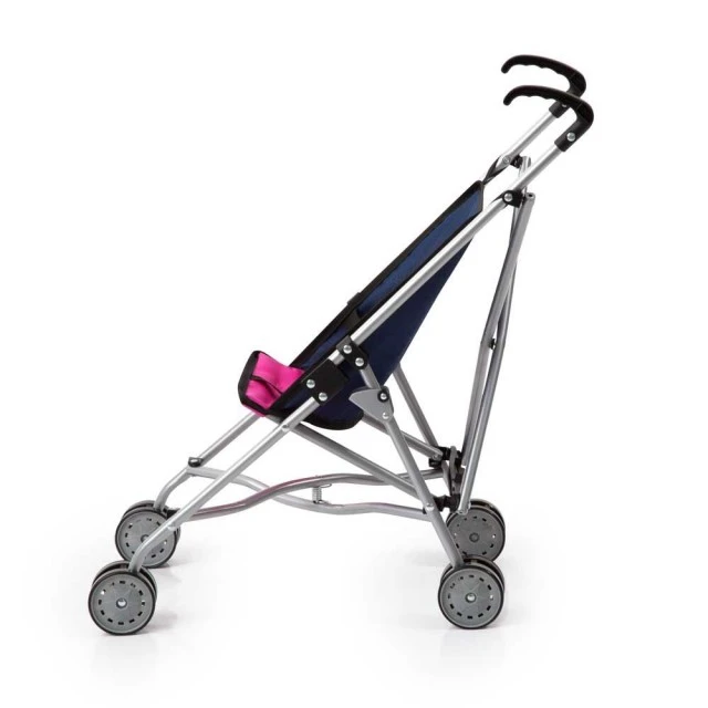 BAYER BUGGY καρότσι κούκλας μπλε με μονόκερο 27x51x55cm.