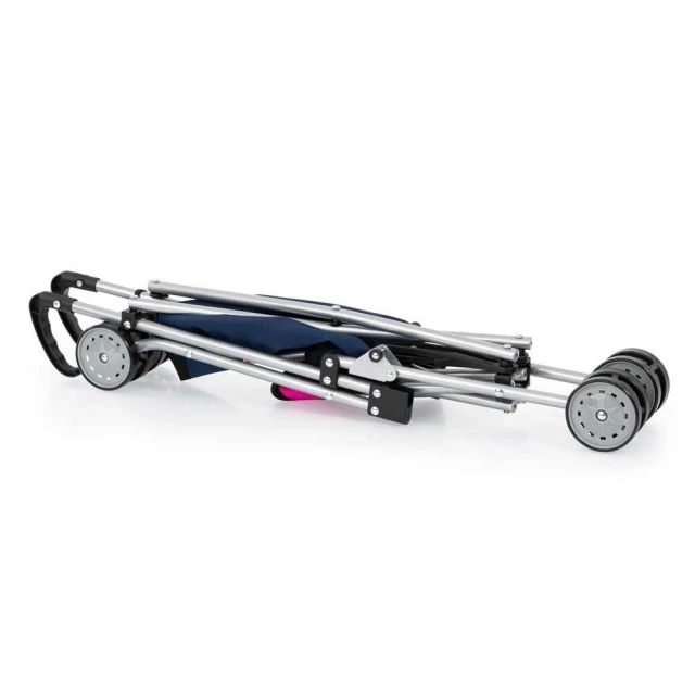 BAYER BUGGY καρότσι κούκλας μπλε με μονόκερο 27x51x55cm.