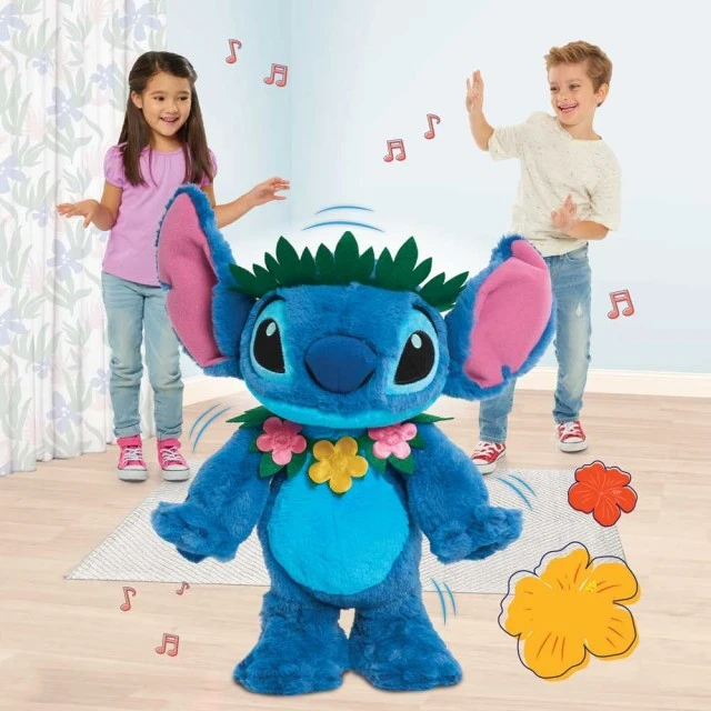 STITCH Λούτρινη Χορευτική και Τραγουδιστική Φιγούρα