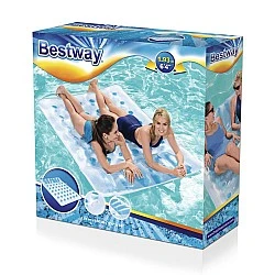 BESTWAY Φουσκωτό στρώμα με ακροφύσια ΔΙΠΛΟ