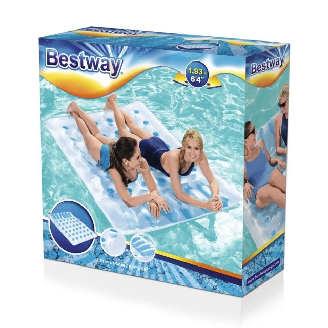 BESTWAY Φουσκωτό στρώμα με ακροφύσια ΔΙΠΛΟ