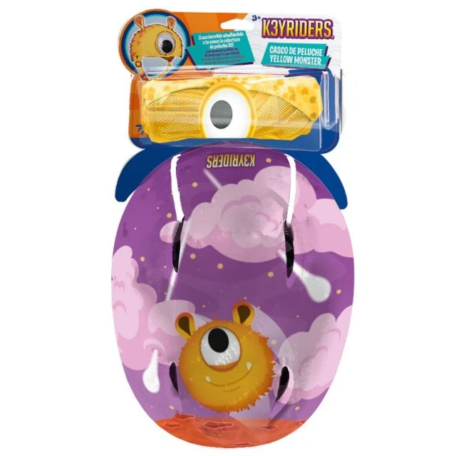 Κράνος K3YRIDERS Monster Eyes Sunny βελούδινη θήκη