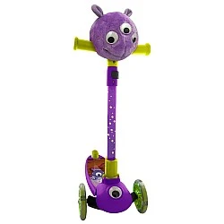 K3YRIDERS πατίνι 3 τροχών με λούτρινο ζωάκι Monster Eyes Purpy