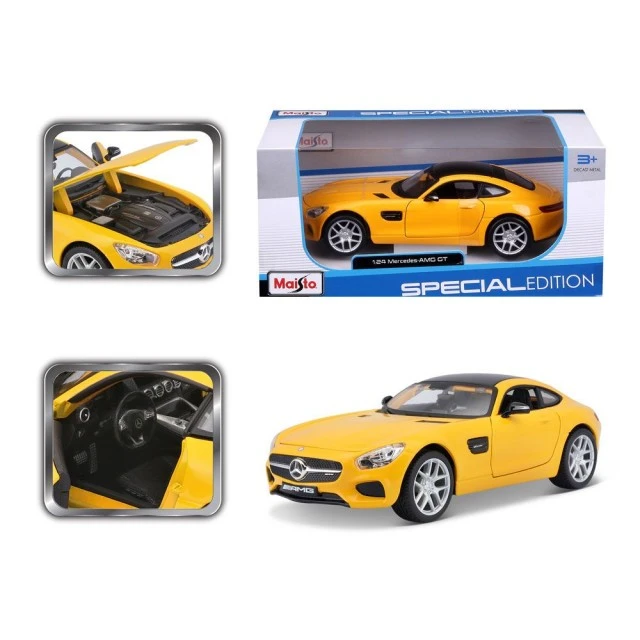 MAISTO SP EDITION αυτοκίνητο MERCEDES-BENZ AMG GT 1:24 κίτρινο