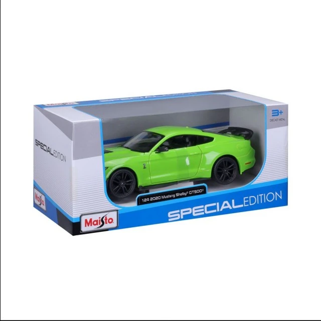 MAISTO SP EDITION Ford Mustang Shelby GT500 2020 1:24 Green Car