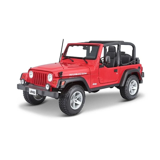 MAISTO SP EDITION Αυτοκίνητο Jeep Wrangler Rubicon 1:18 κόκκινο