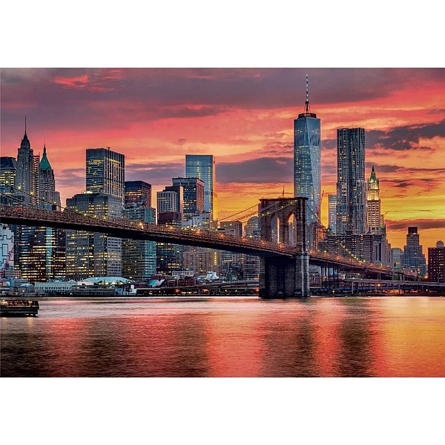 Παζλ CLEMENTONI 1500h. EAST RIVER AT DUSK