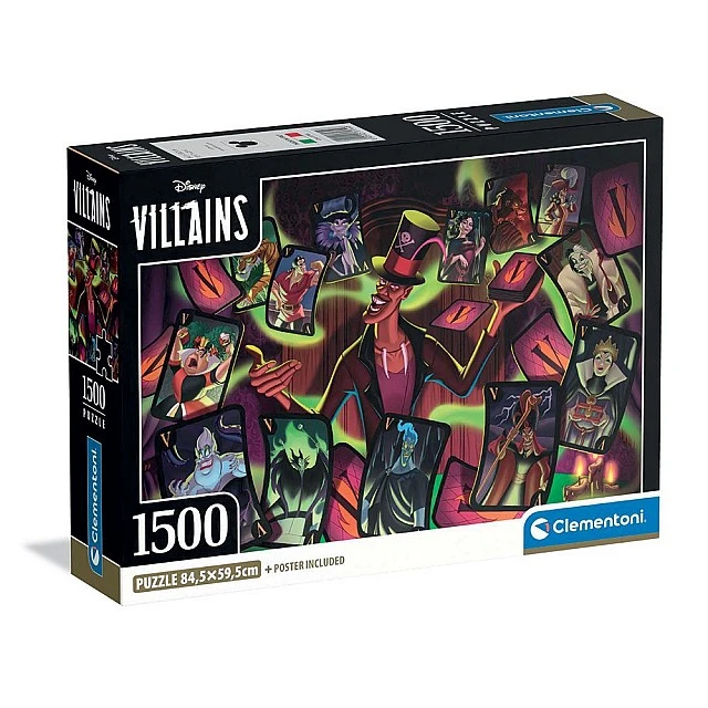 CLEMENTONI 1500h. Παζλ Disney Villains