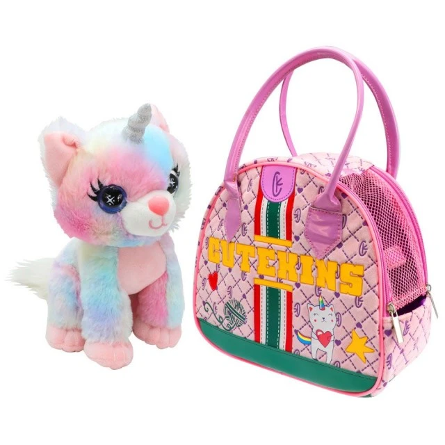 CuteKins γατάκι μονόκερος σε τσάντα Rainbow