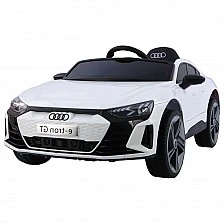 Επαναφορτιζόμενη μπαταρία αυτοκινήτου 12V AUDI RS ETRON GT με δερμάτινο κάθισμα και γονικό έλεγχο λευκό