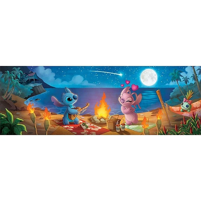 CLEMENTONI 1000h. Παζλ Panorama Disney Stitch