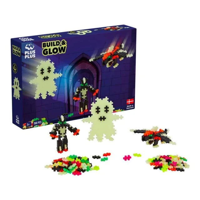 Plus Plus Κατασκευαστικό σετ 360 τεμ. Glow in the dark