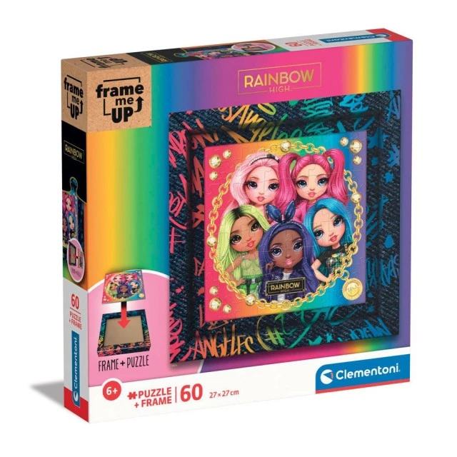 ΚΛΕΜΕΝΤΟΝΙ 60χ. Frame Me Up Rainbow High Puzzle