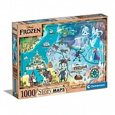 ΚΛΕΜΕΝΤΟΝΙ 1000χ. Disney Story Maps Frozen Puzzle
