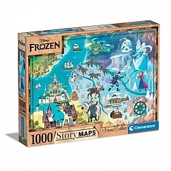 ΚΛΕΜΕΝΤΟΝΙ 1000χ. Disney Story Maps Frozen Puzzle