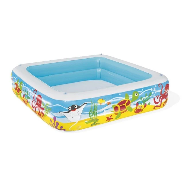 BESTWAY Φουσκωτή πισίνα με στέγαστρο 140x140x114 cm.