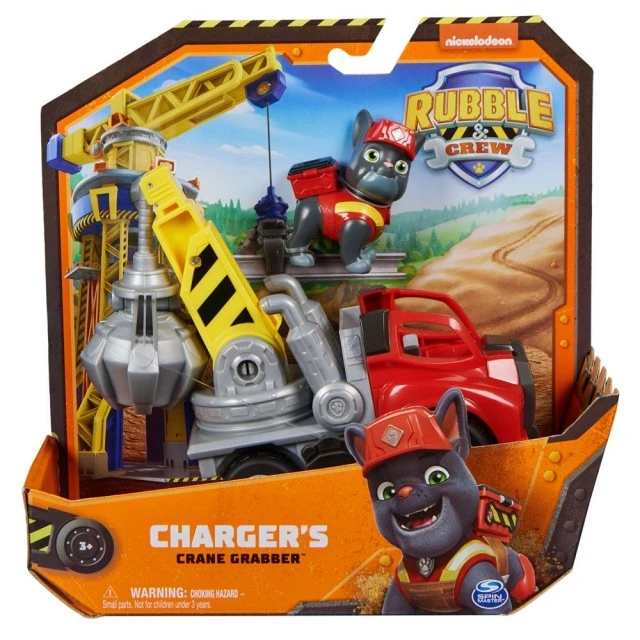 Μηχάνημα κατασκευής Paw Patrol Rubble and Crew με κουτάβι