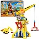 Paw Patrol Rubble και Crew Crane με εφέ ήχου και φωτός, μίνι μπουλντόζα και κουτάβι