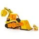 Paw Patrol Rubble and Crew Construction μηχάνημα με εφέ ήχου και φωτός και κουτάβι Rubble