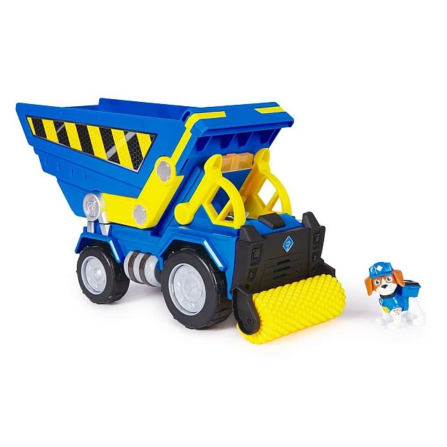 Μηχάνημα Paw Patrol Rubble and Crew Construction με εφέ ήχου και φωτός και κουτάβι Wheeler