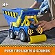 Μηχάνημα Paw Patrol Rubble and Crew Construction με εφέ ήχου και φωτός και κουτάβι Wheeler