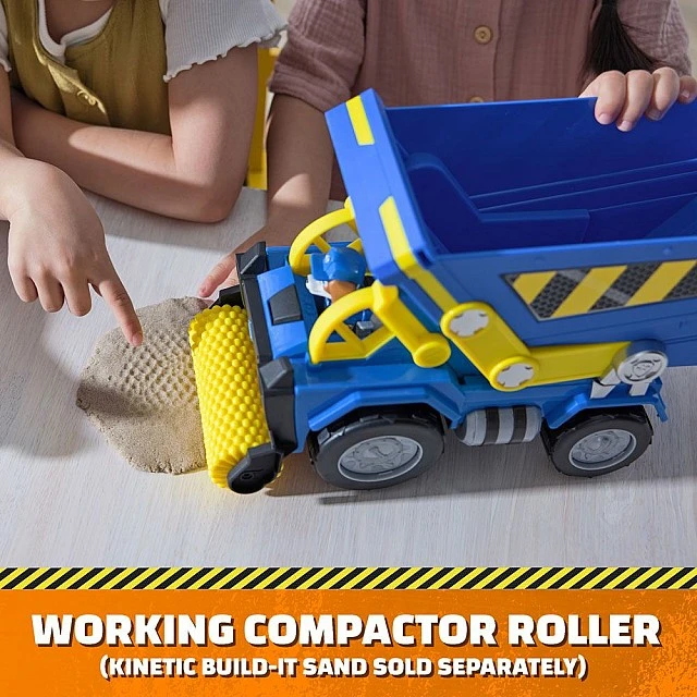 Μηχάνημα Paw Patrol Rubble and Crew Construction με εφέ ήχου και φωτός και κουτάβι Wheeler