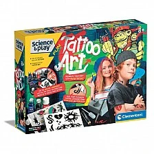 CLEMENTONI Science Play Tattoo Laboratory Tattoo Art