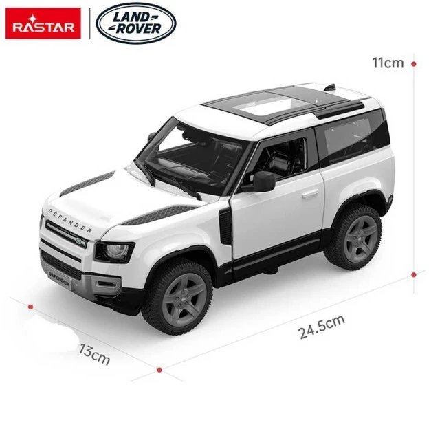 RASTAR μεταλλικό τζιπ Land Rover Defender 90 1:24