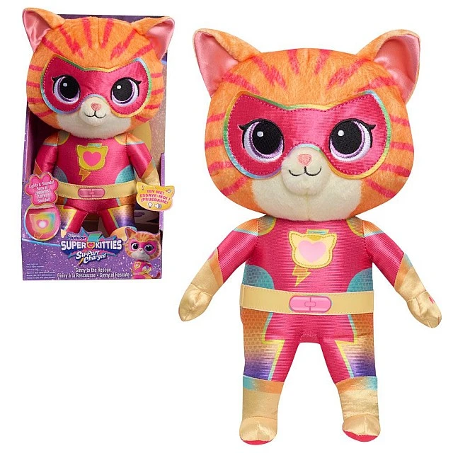 Super Kitties λούτρινη γατούλα Ginny to the Rescue με φως και ήχο