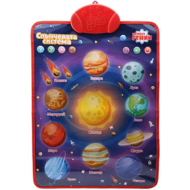 Εκπαιδευτική αφίσα NTOYS Little Geniuses THE SOLAR SYSTEM