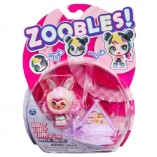 ZOOBLES Z-Girlz μεταμορφωτική μπάλα με σπίτι