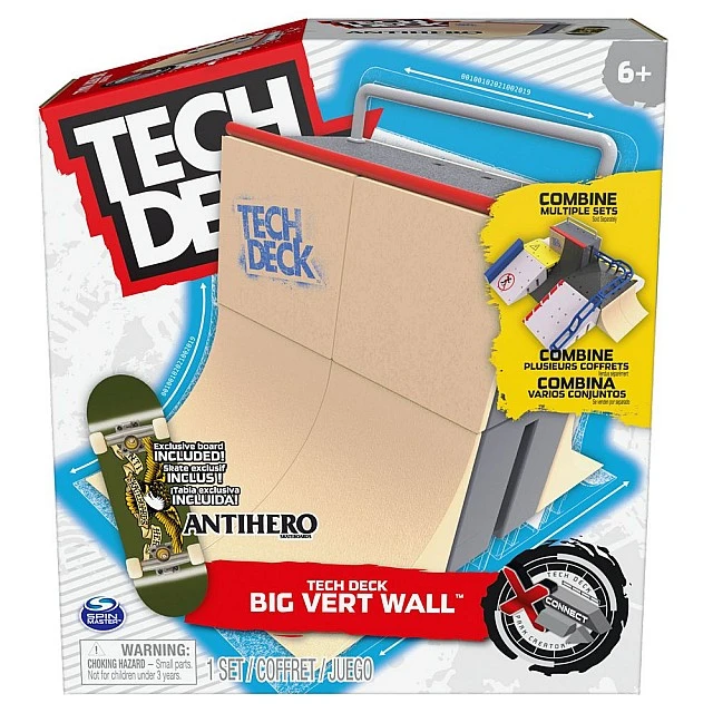 TECH DECK ράμπα Xconnect με μίνι σκέιτμπορντ