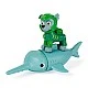 PAW PATROL Aqua Pups Βραχώδης φιγούρα με υποβρύχιο φίλο Sawfish