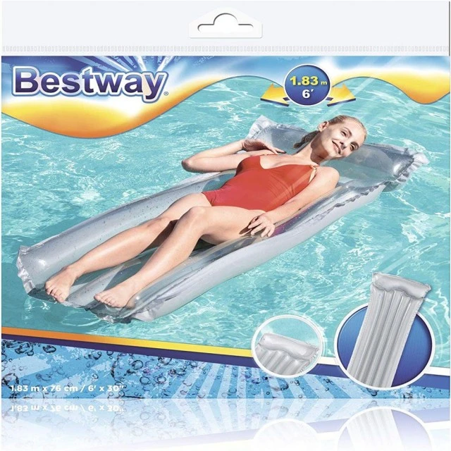 BESTWAY Φουσκωτό στρώμα DELUXE COMFORT διάφανο