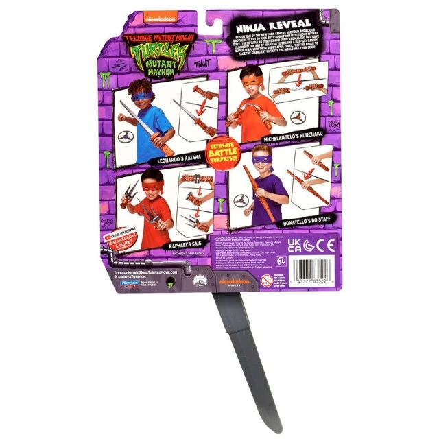 TMNT όπλο Χελώνας Νίντζα με μάσκα Blister