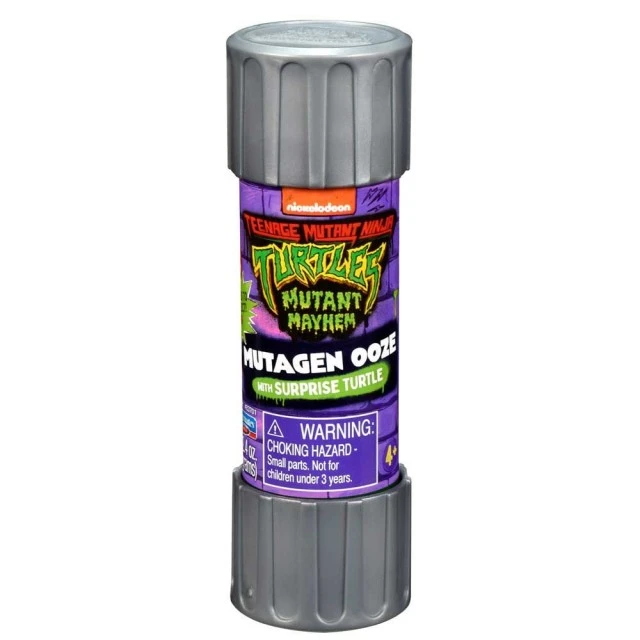 TMNT Mutant Mayhem κύλινδρος με μούτατζεν και μίνι χελώνα 83700