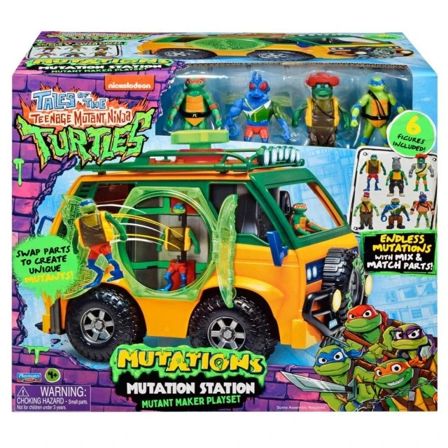 TMNT σταθμός μετάλλαξης - βαν