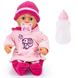 BAYER Doll Baby My First Words 38εκ. Φόρεμα με Michele