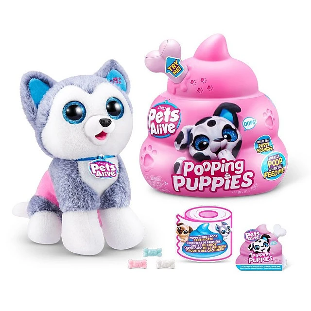 PETS ALIVE Σκυλάκι έκπληξη Pooping Puppies