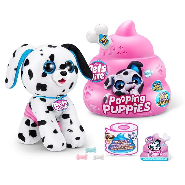 PETS ALIVE Σκυλάκι έκπληξη Pooping Puppies